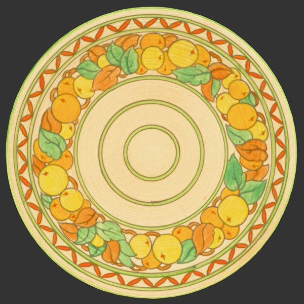 5802 Fruit Border - Shape Charger (D12)