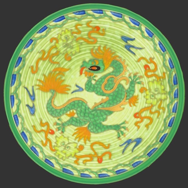 4511 Manchu - Shape Charger (D12)