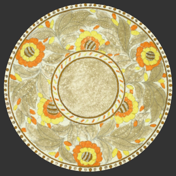 4318 Tudor Rose - Shape Charger (D17)